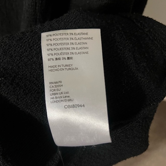 Anthropologie Saturday Sunday Tiered Textured Midi Dress Black - Picture 7 of 9